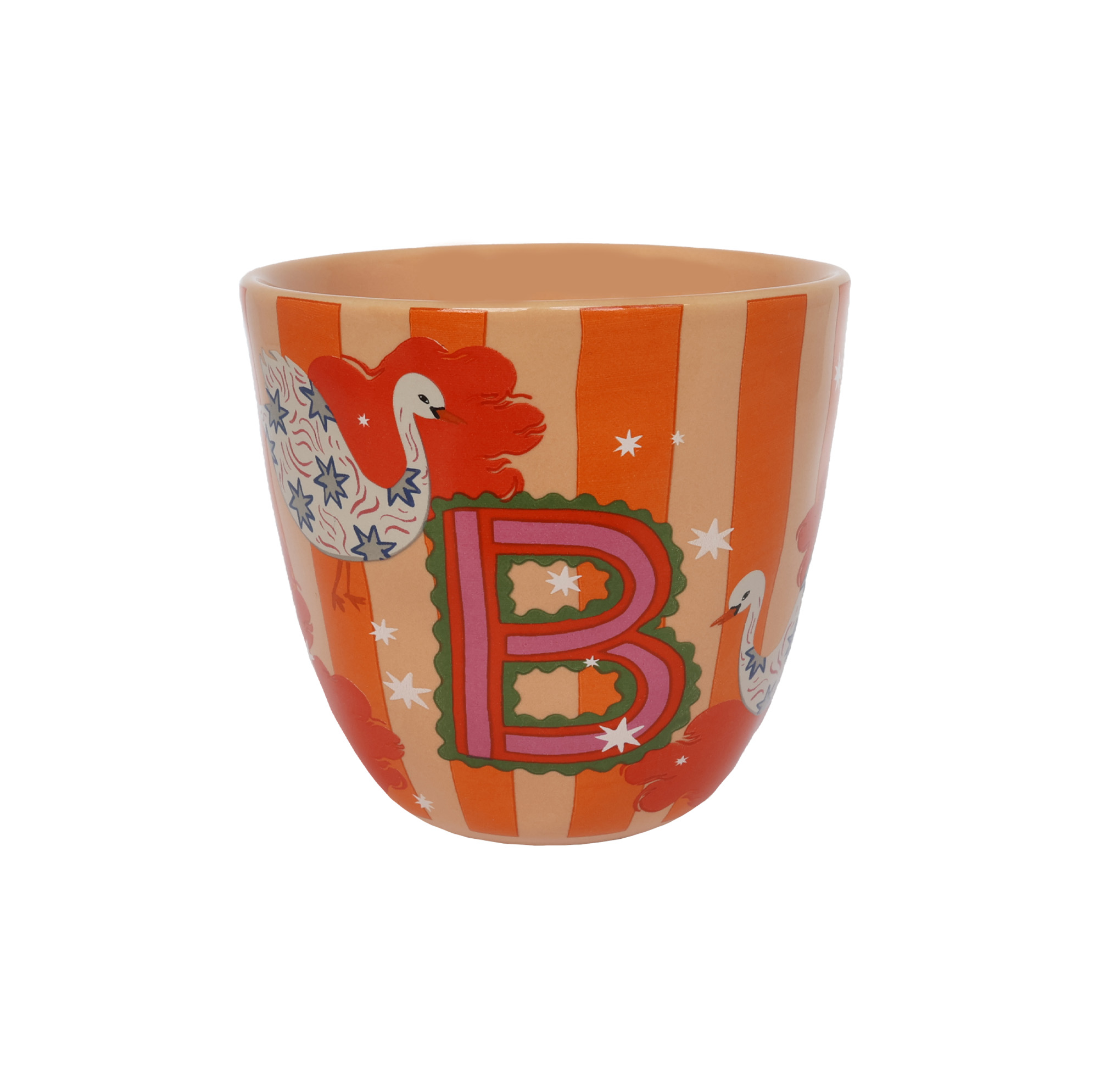 ATLITW Studio Cup Letter B 200ml - Keramiek - 8x7.5 cm