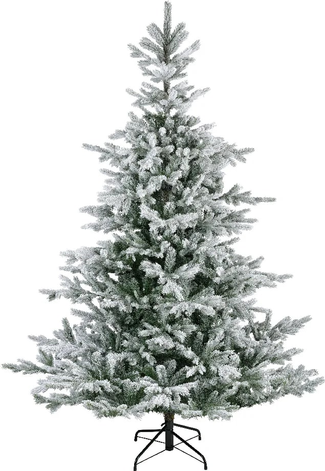 Kerstboom Grandis Fir Snowy 240x162 cm - 2935 Tips - PE/PVC