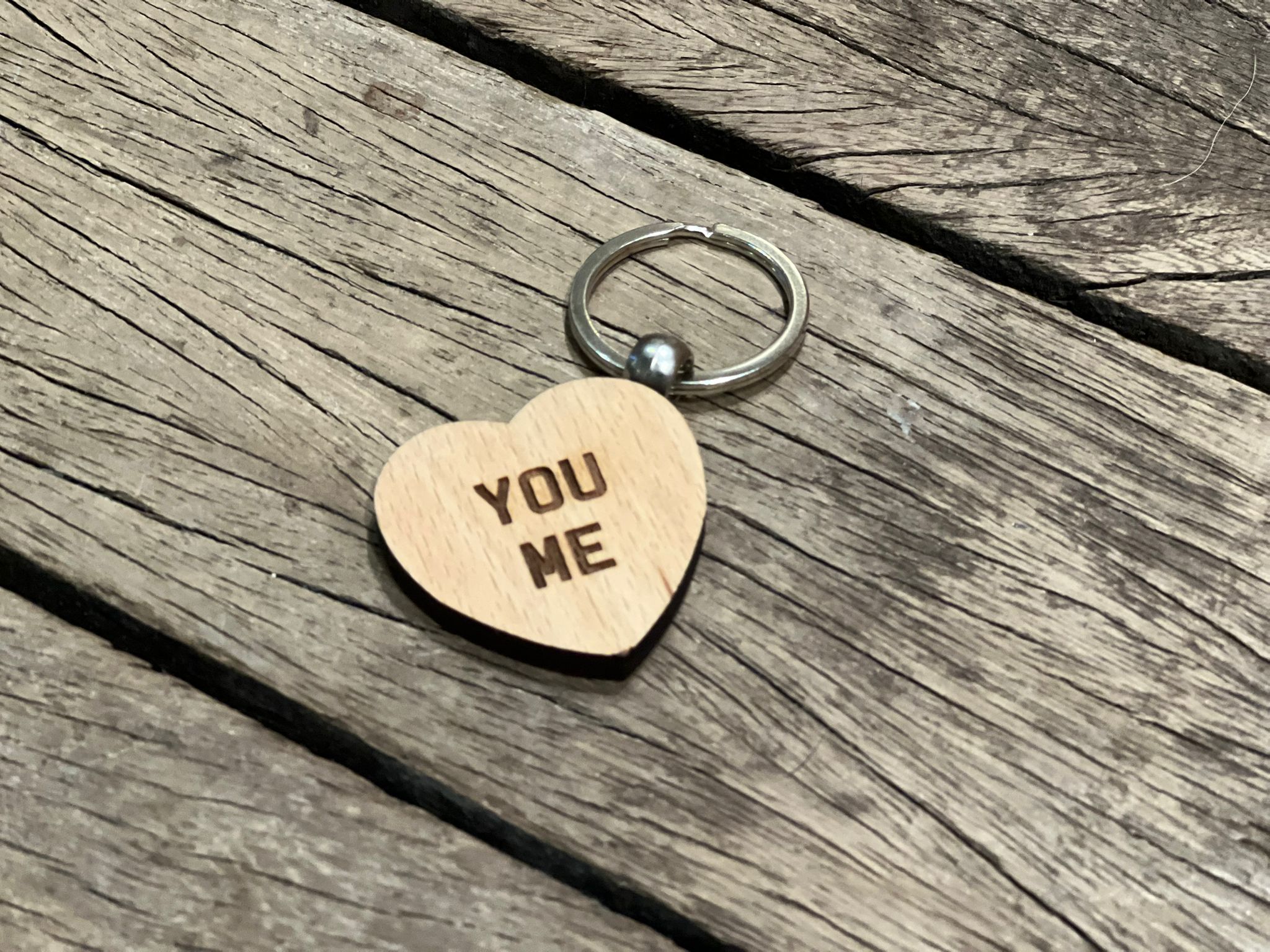 Sleutelhanger Hart - leer - personaliseer met naam of tekst Sleutelhanger Hart - leer - personaliseer met naam of tekst