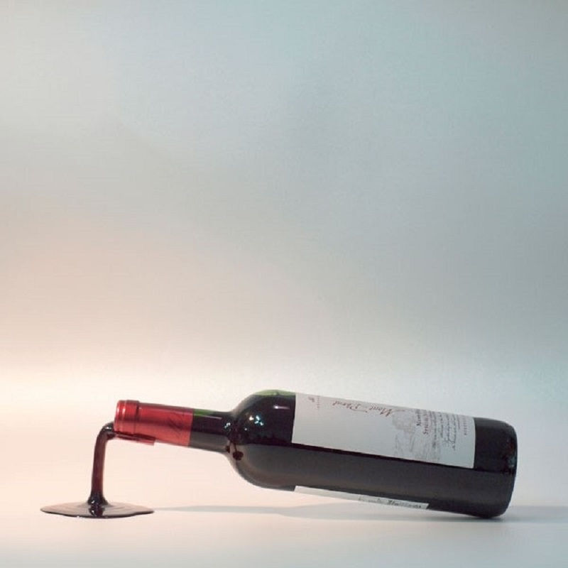 IlsangIsang Wijnfleshouder Fall in Wine Rood