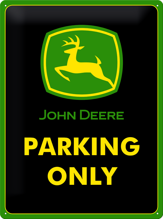 Nostalgic Art Tinnen Bord 30x40 cm John Deere