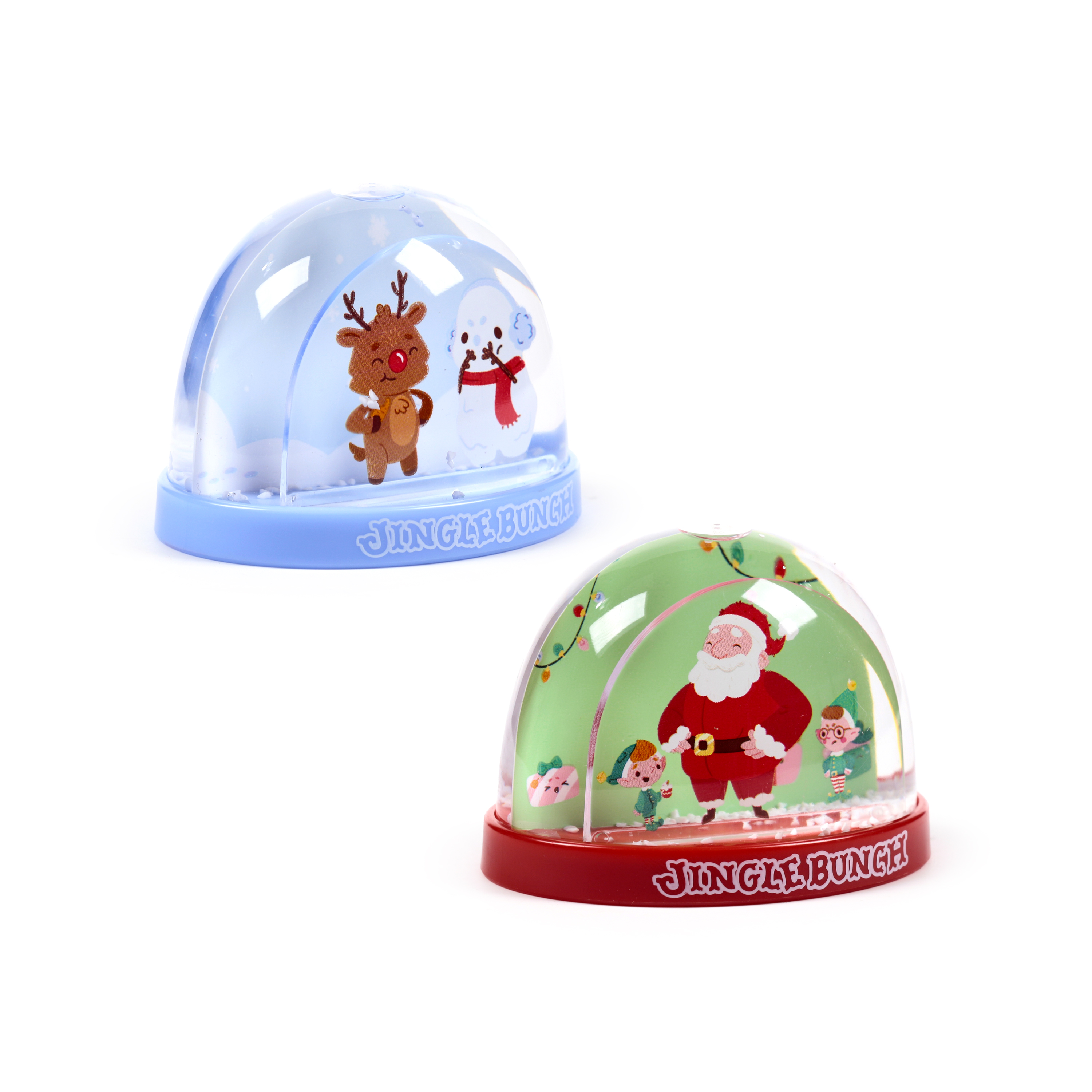 Jingle Bunch Sneeuwbal Kerstfiguur assorti 12 cm - prijs per stuk