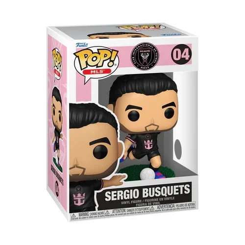 Funko Pop! Football - Inter Miami: Sergio Busquets 04 Funko Pop! Football - Inter Miami: Sergio Busquets 04