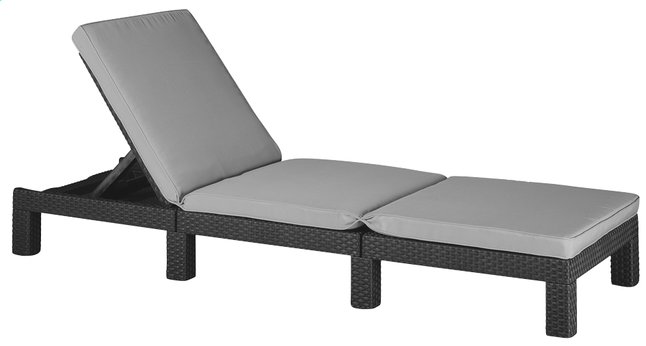 Keter Ligbed Daytona Graphite Met kussen - 195x65cm