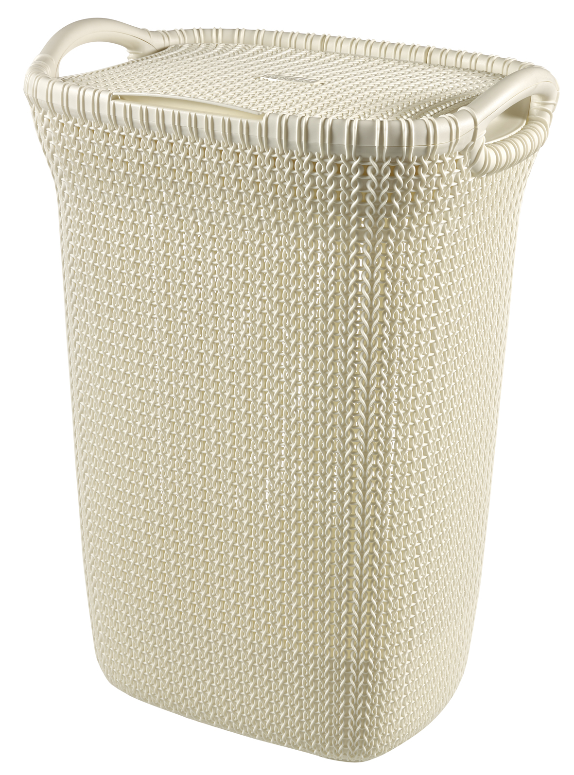 Curver Linnenmand/Wasbox Knit Oasis White 57l - 45x34x61.5 cm