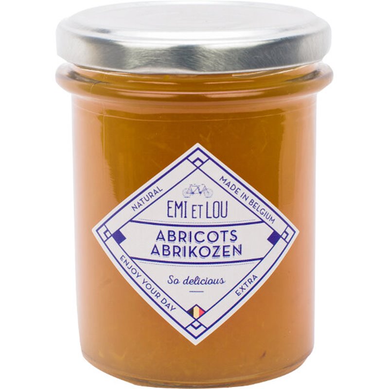 Emi et Lou Confituur Abrikozen 215g