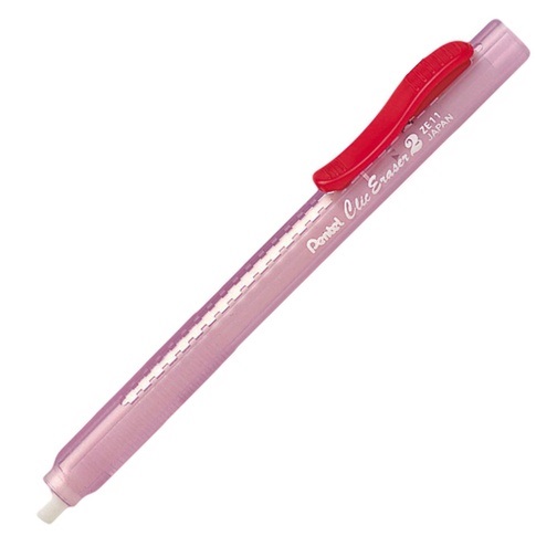 Pentel Clic Eraser 2 Rood