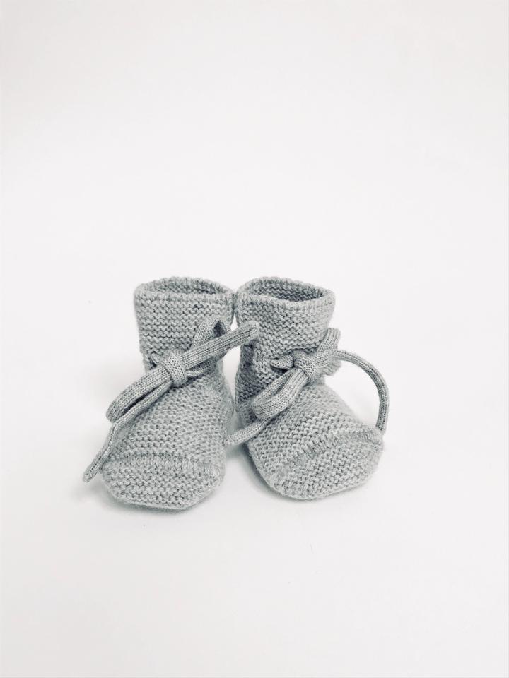 Hvid Booties Original Grey Melange 9-15 maand