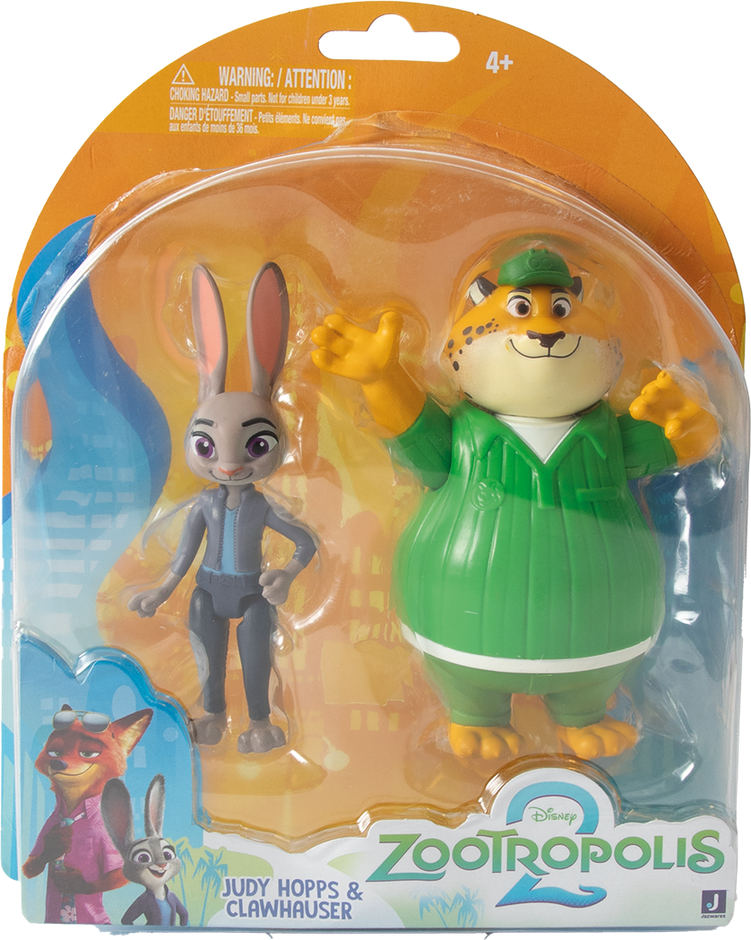 Zootropolis 2 - 2 Figuren 9.5 cm 3 ass, prijs per blister