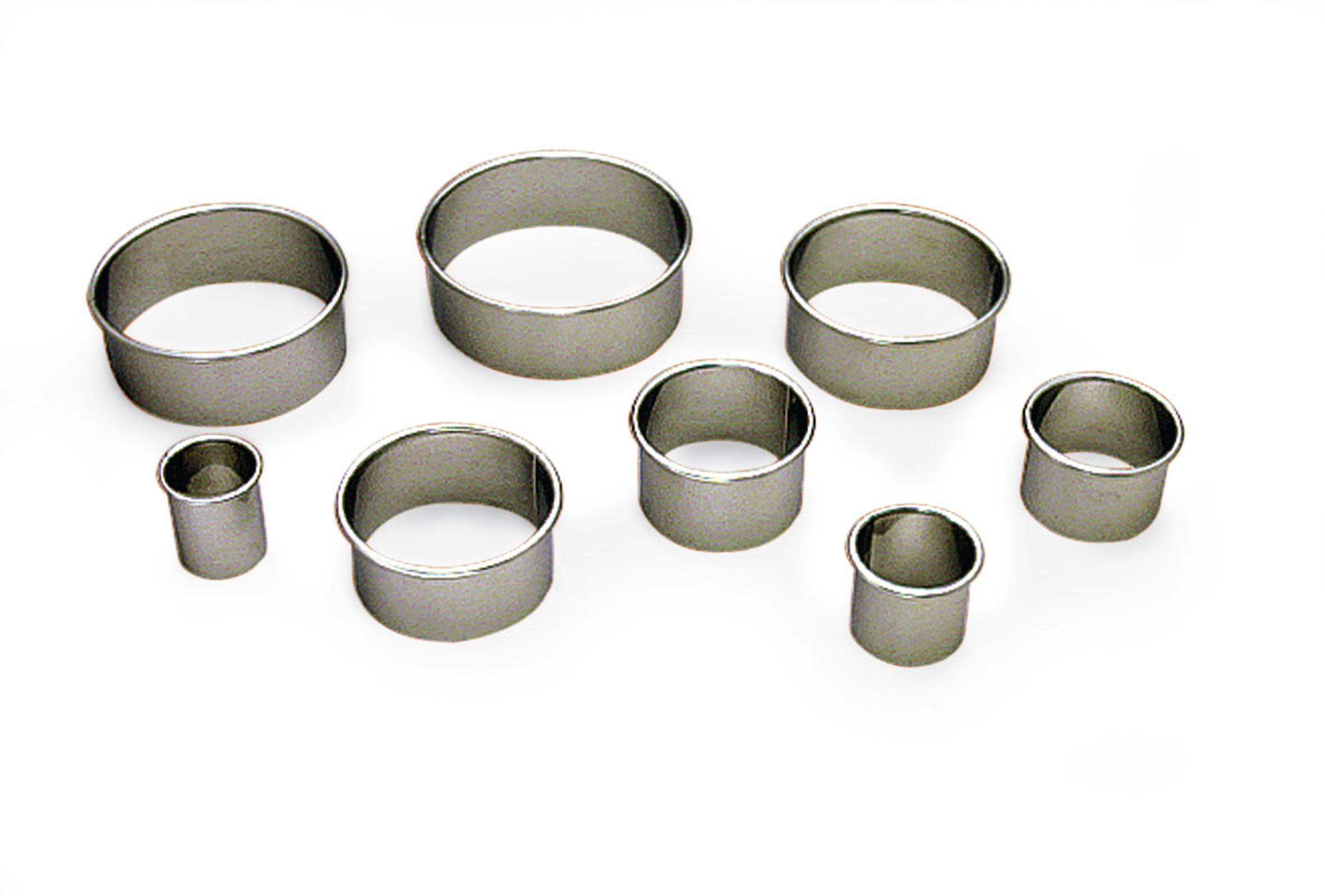 Gobel Uitduwring Rond 6x3 cm - Inox