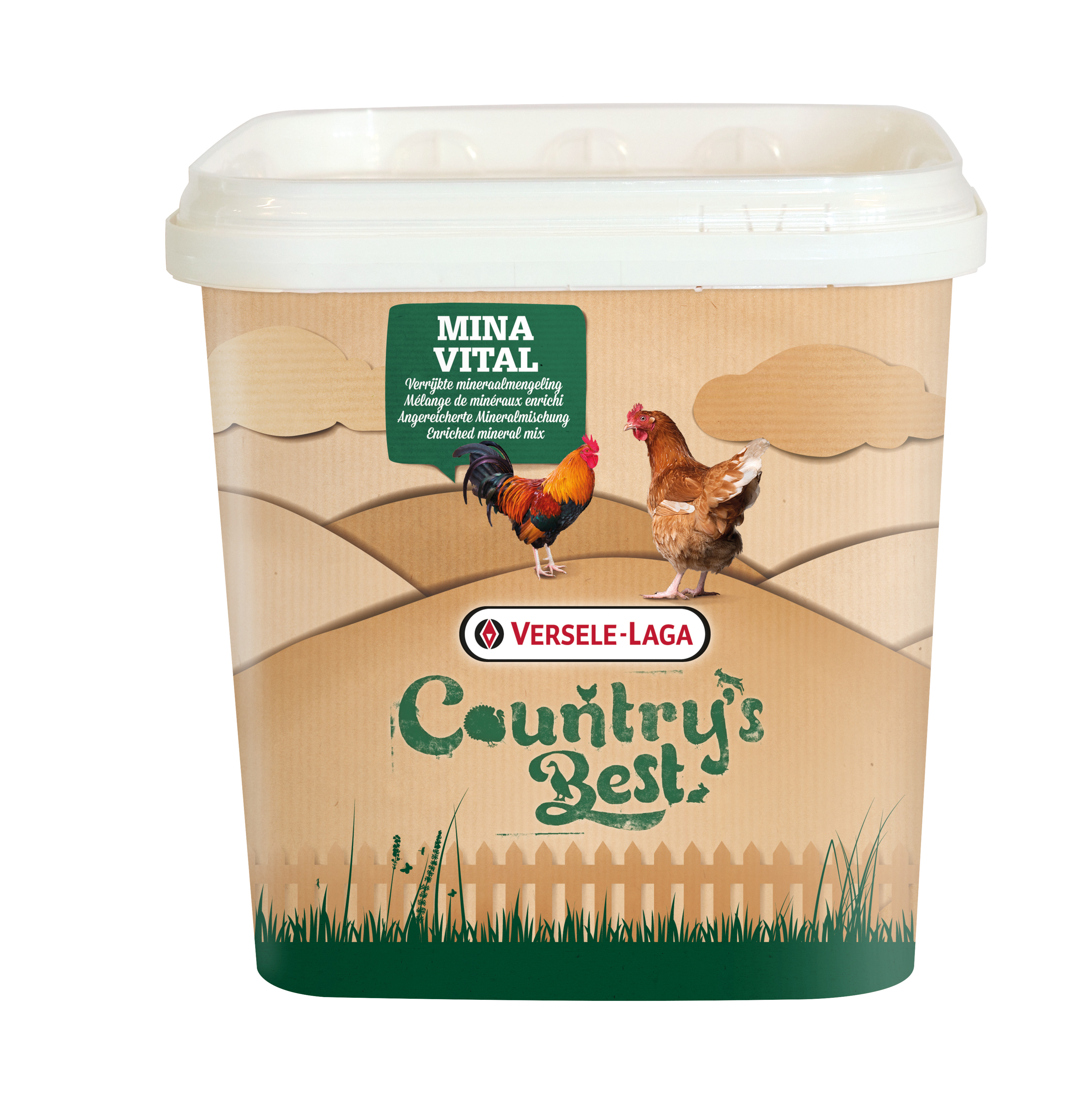 Country's Best Mina Vital 4 kg Mengsel van Mineralen, Vitamines en Git