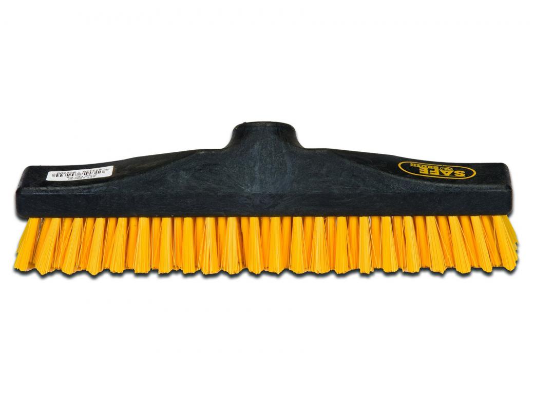 Safebrush Schuurborstel Zwart-Geel 40cm