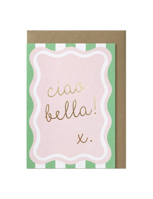 Wenskaart Ciao Bella