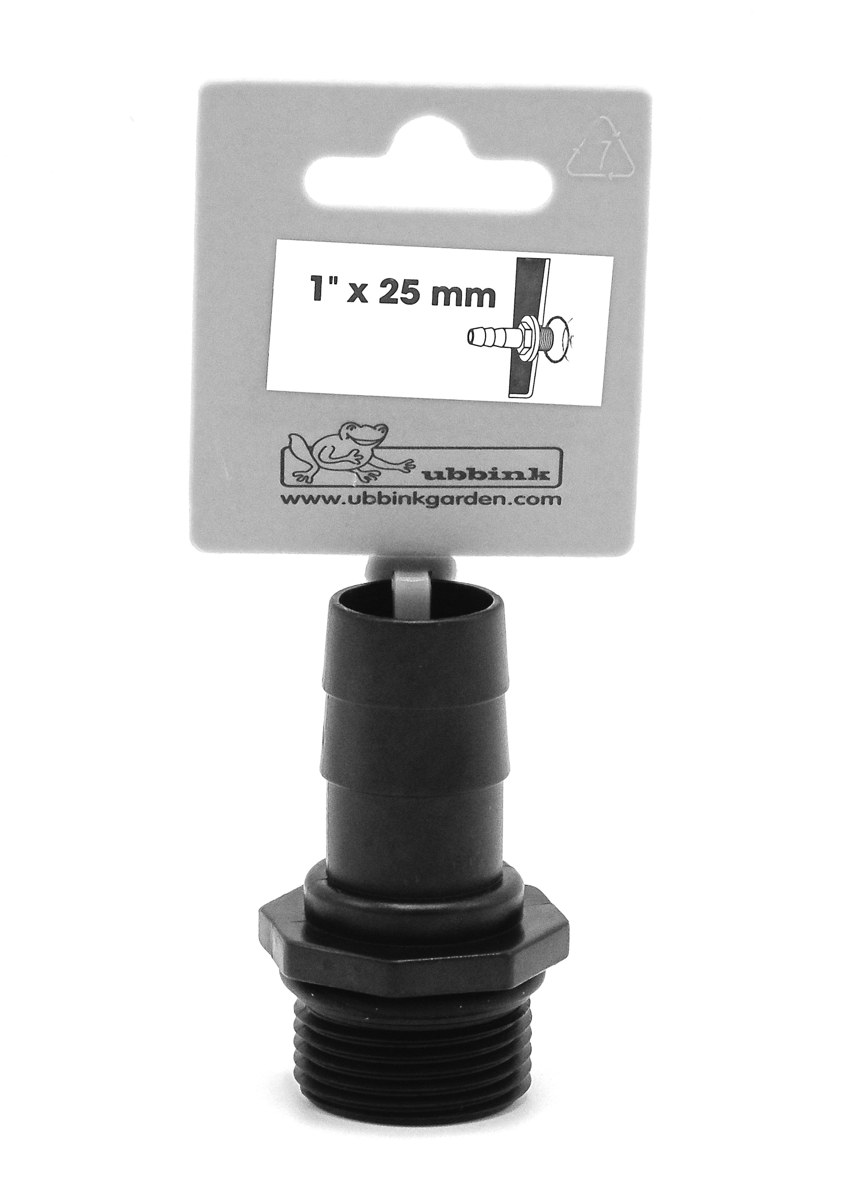 Ubbink Slangpilaar Tule 1" x 25 mm 1x Buitendraad