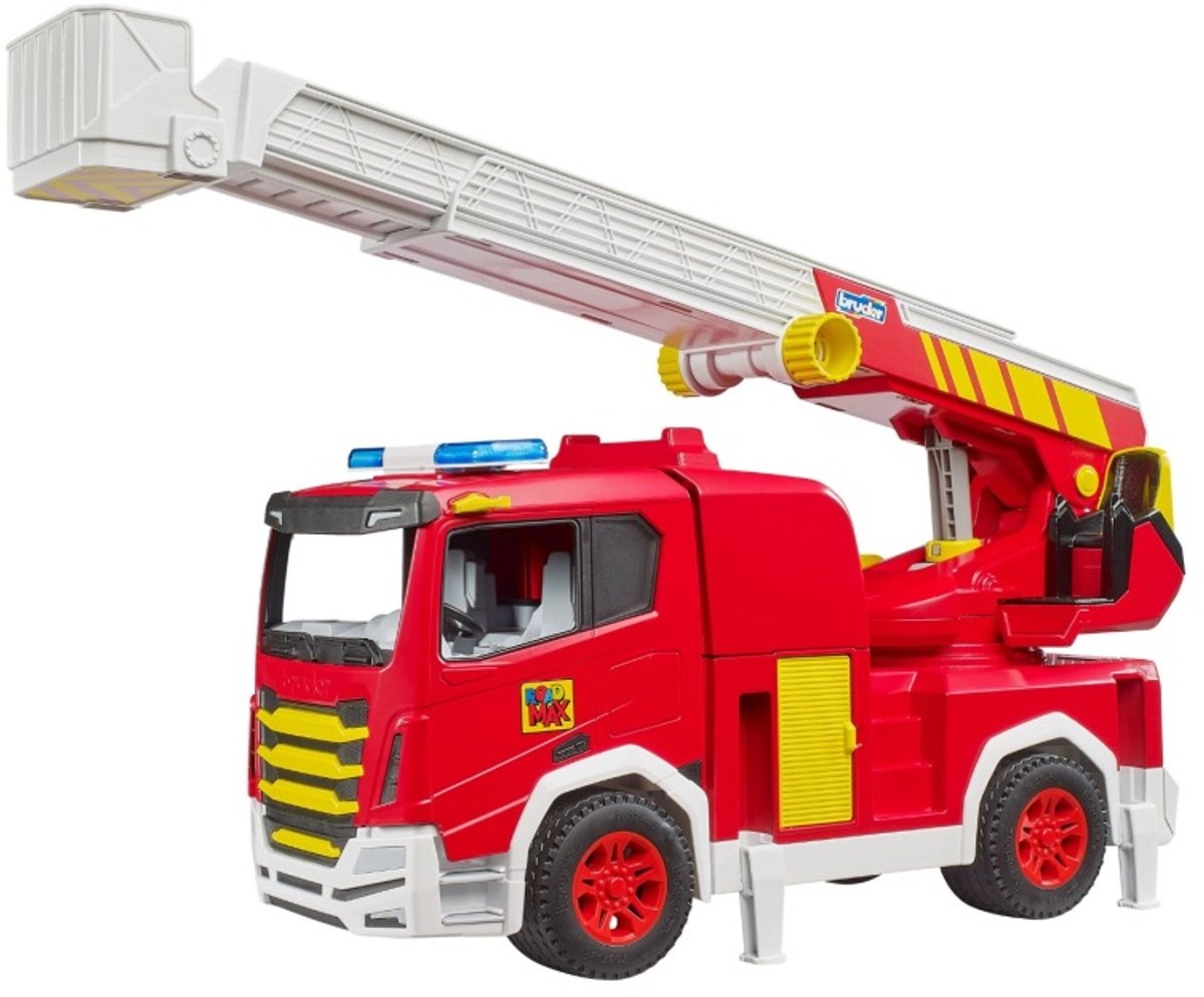 Bruder Roadmax Brandweerwagen met ladder
