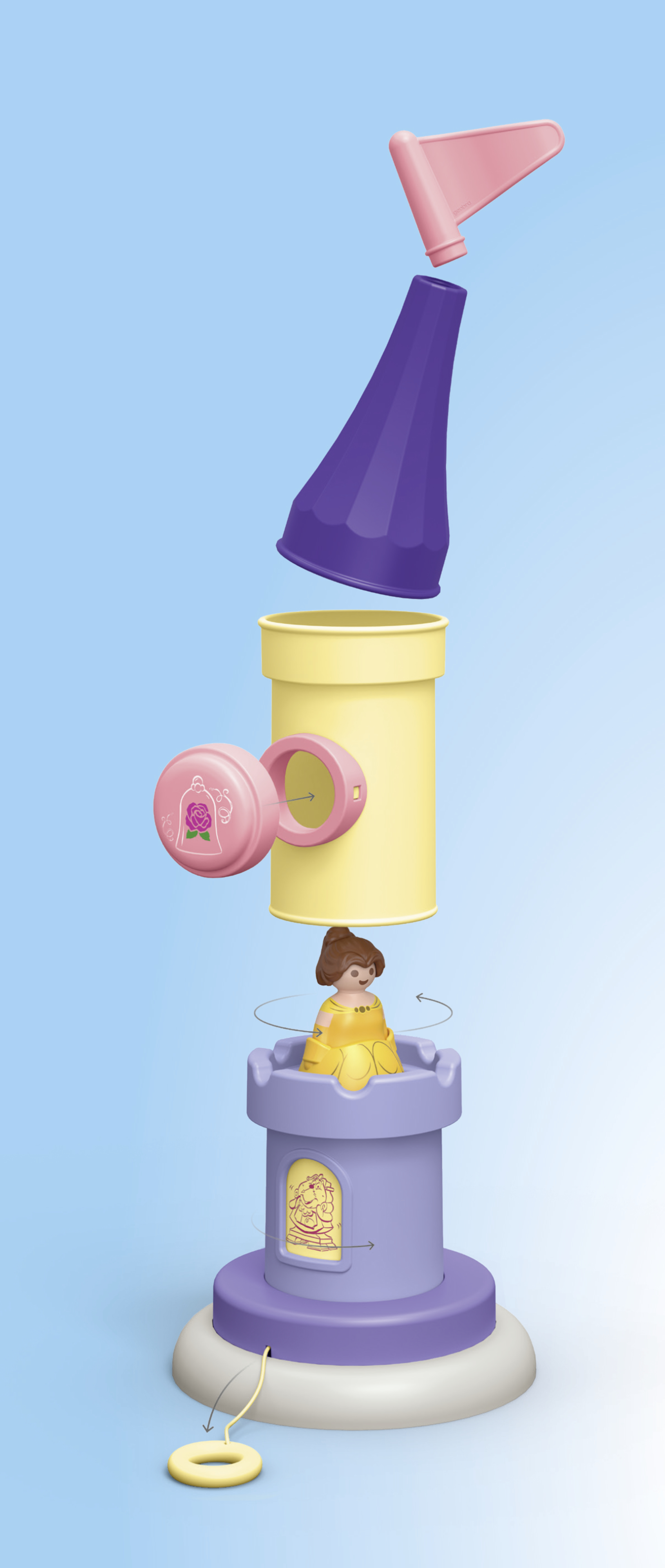 Playmobil 71458 PLAYMOBIL Junior & Disney Junior & Disney: Belle's speeltoren met melodie
