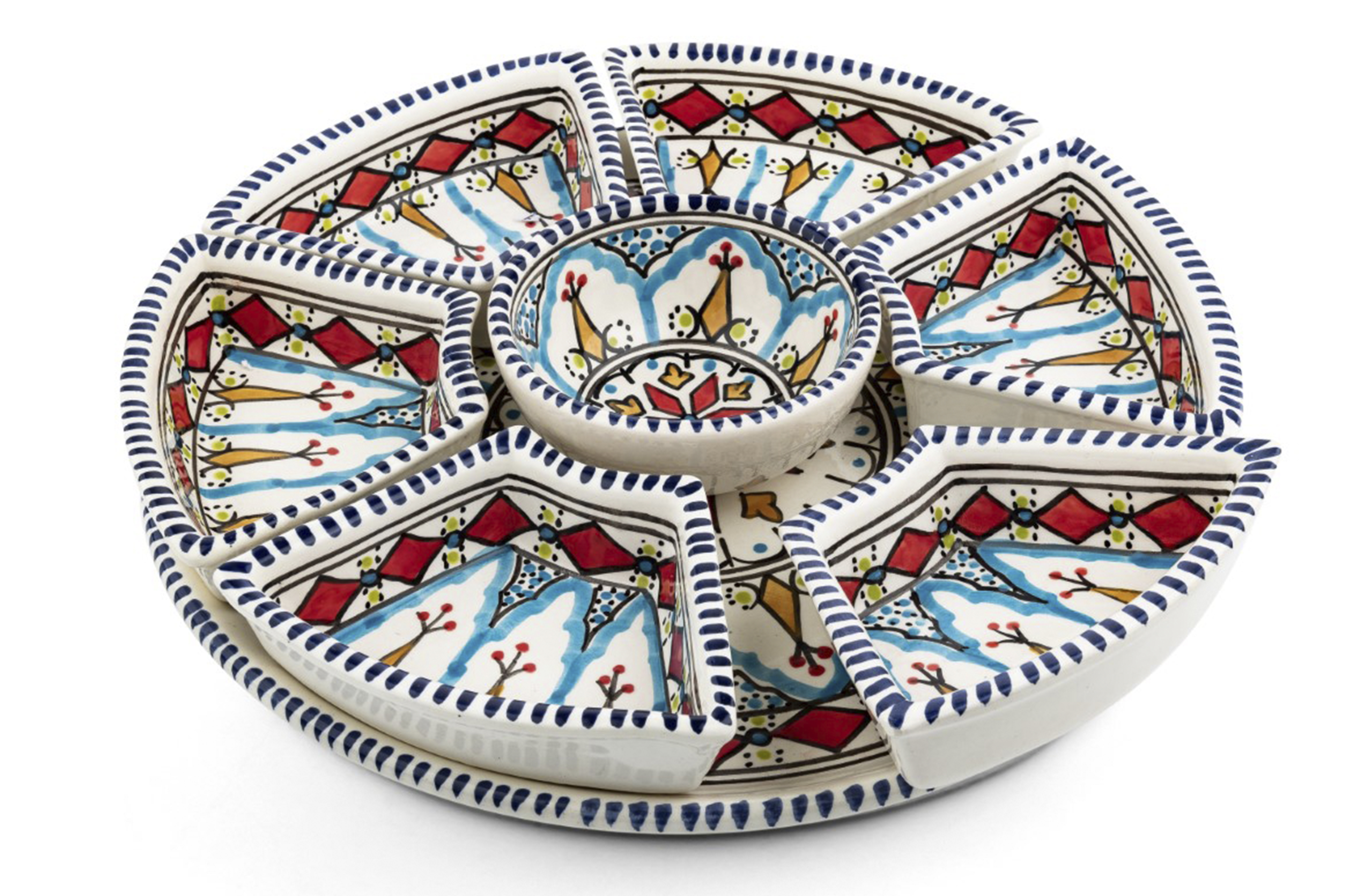 Dishes&Deco Aperoset Mehari 8-delig - Aardewerk