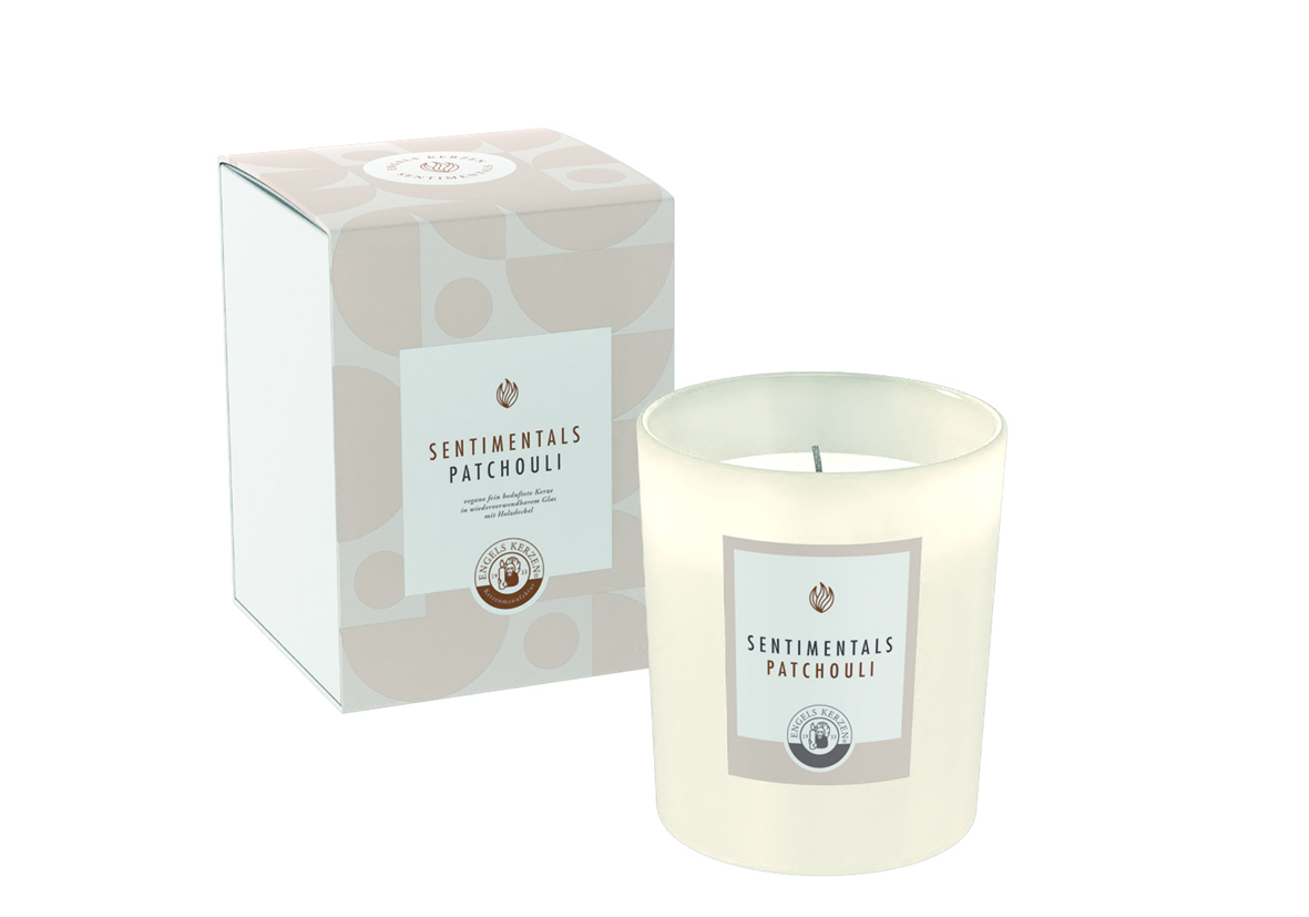 Engels Kerzen Geurkaars Sentimentals Patchouli - 10x13 cm - 64000015040