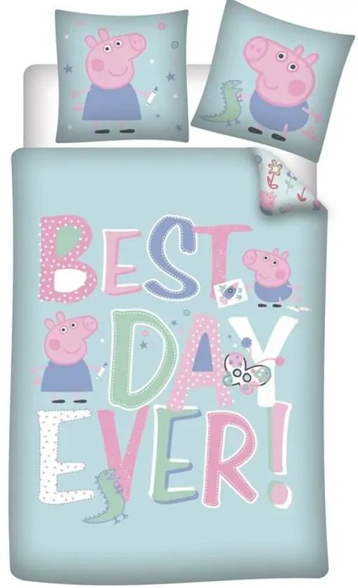 Peppa Pig Dekbedovertrek Microfibre 140x200 cm