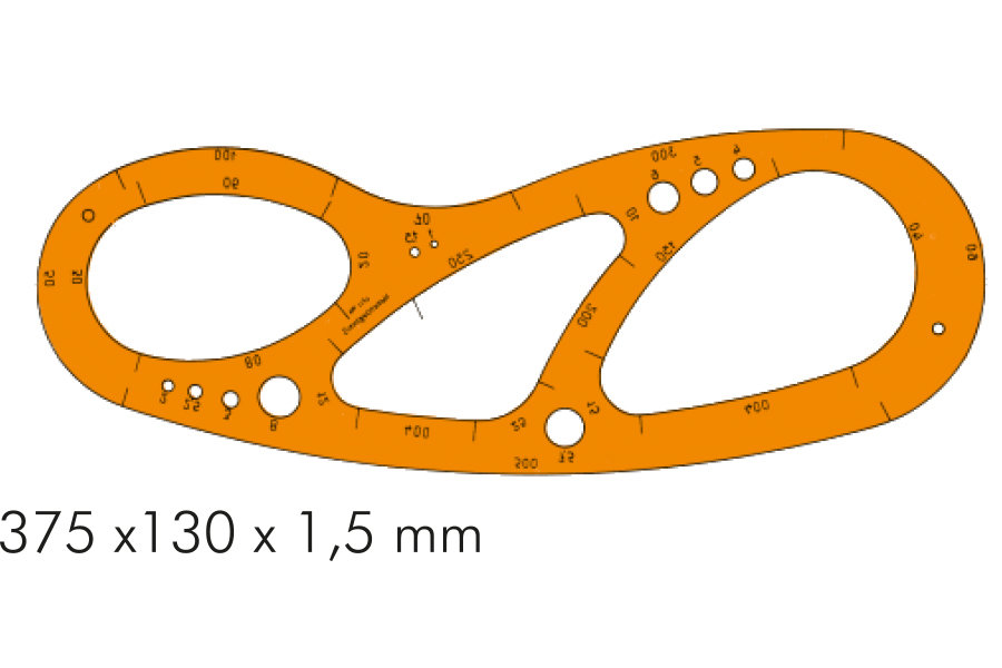 Standardgraph Gabarits Tekensjabloon 1127