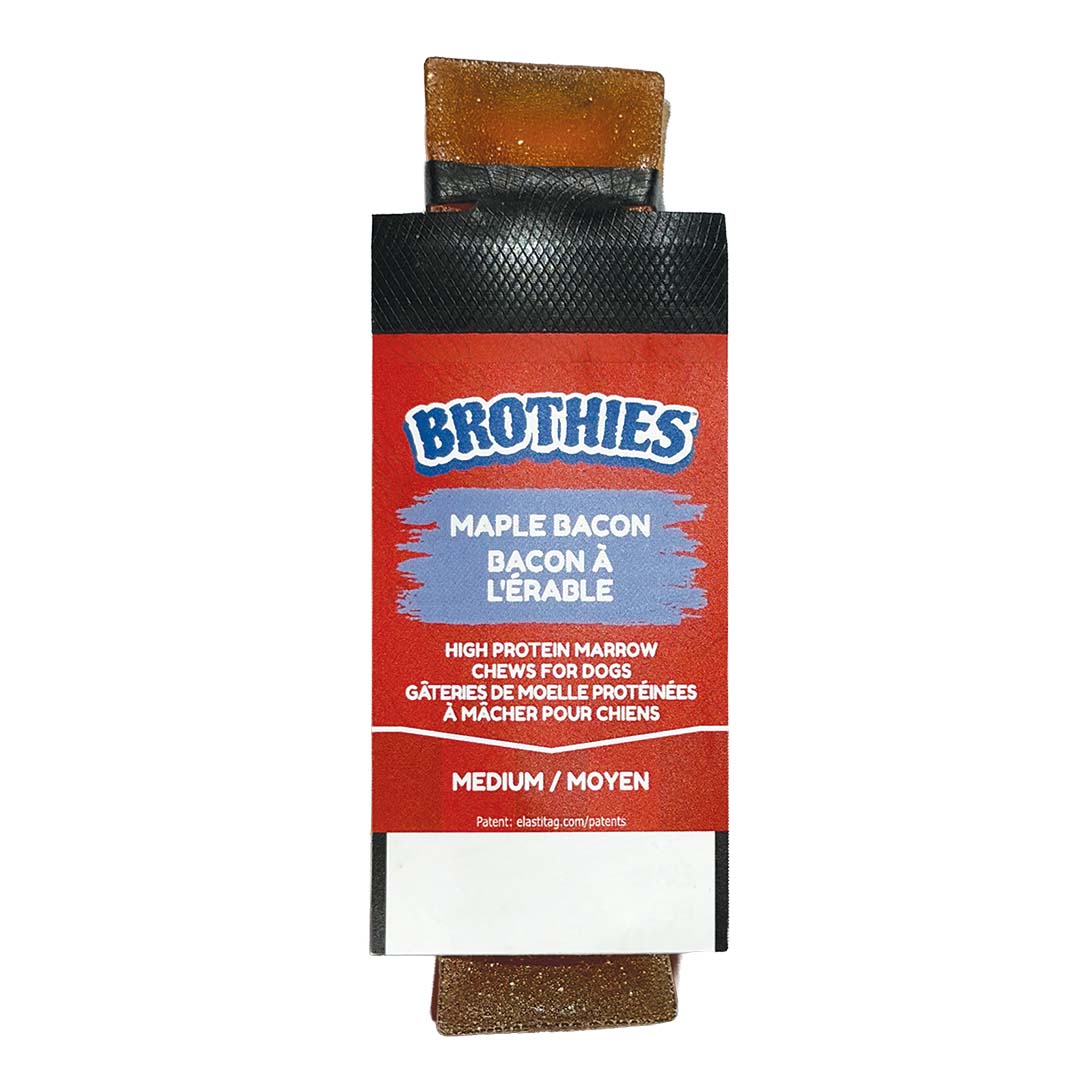Brothies Kauwsnack met Bouillon 10 cm Spek met Ahornsiroop 50 g