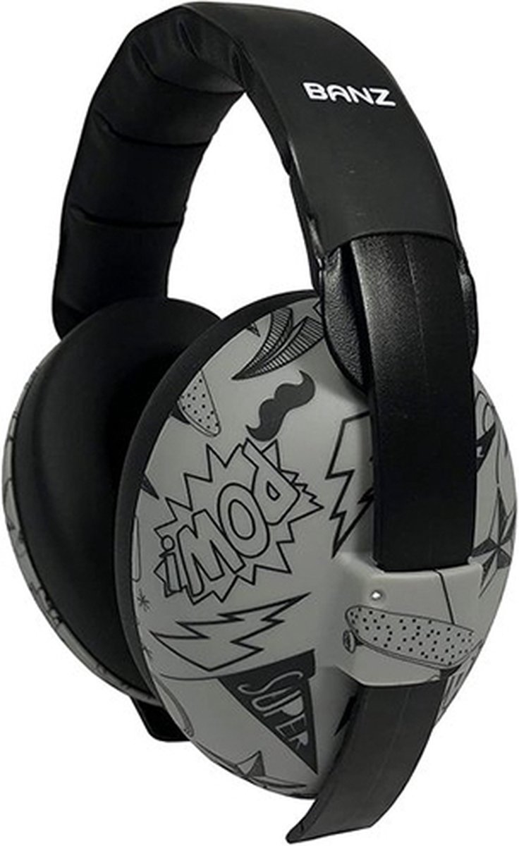 Banz Earmuffs EM039 Graffiti voor Baby's en Peuters 0-3 jaar