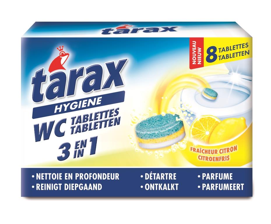Tarax Wc-Tabs Power 3in1 - 8 Stuks