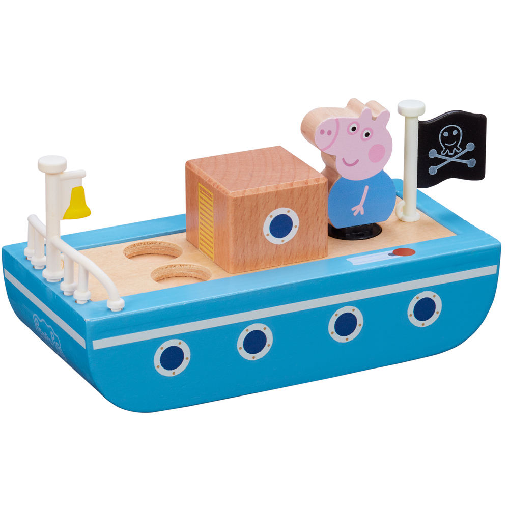 Peppa Pig Houten Boot met George