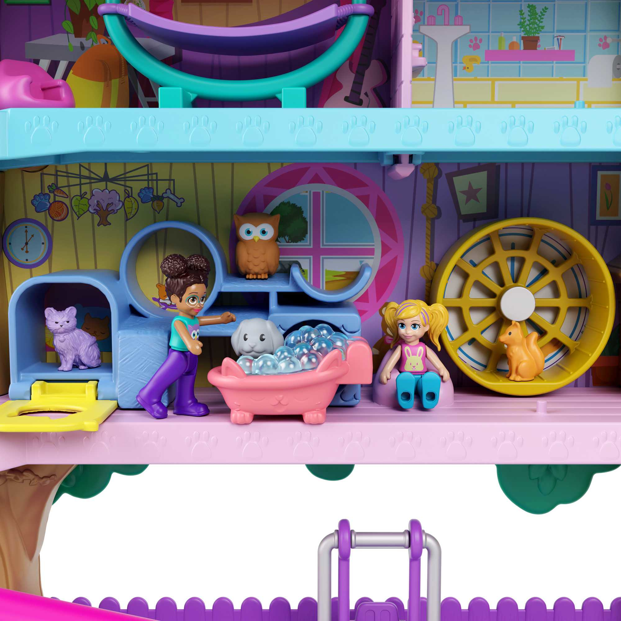 Polly Pocket - Pollyville Huisdieren Boomhut