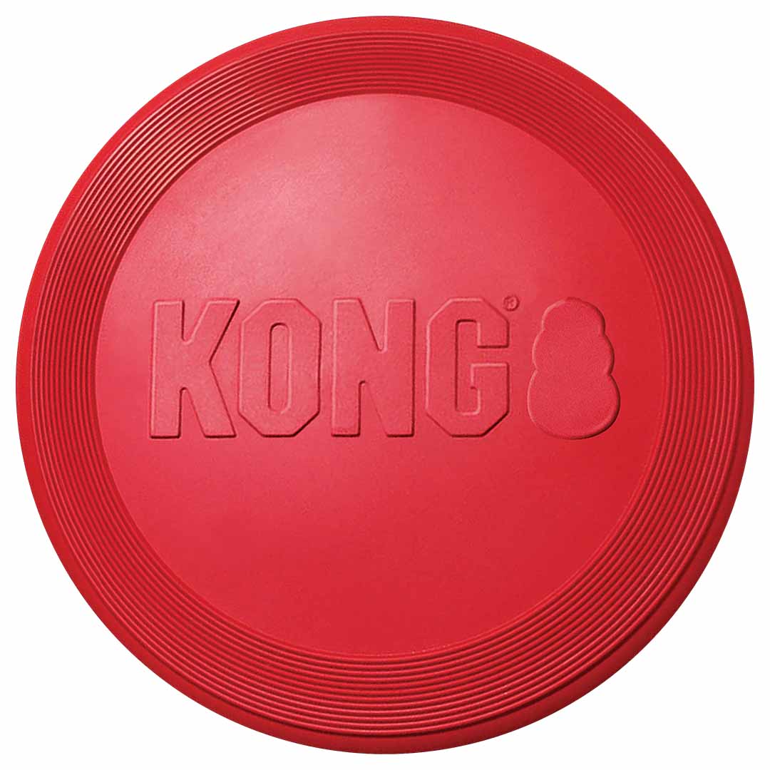 Kong Frisbee Flyer large 23 cm Rood