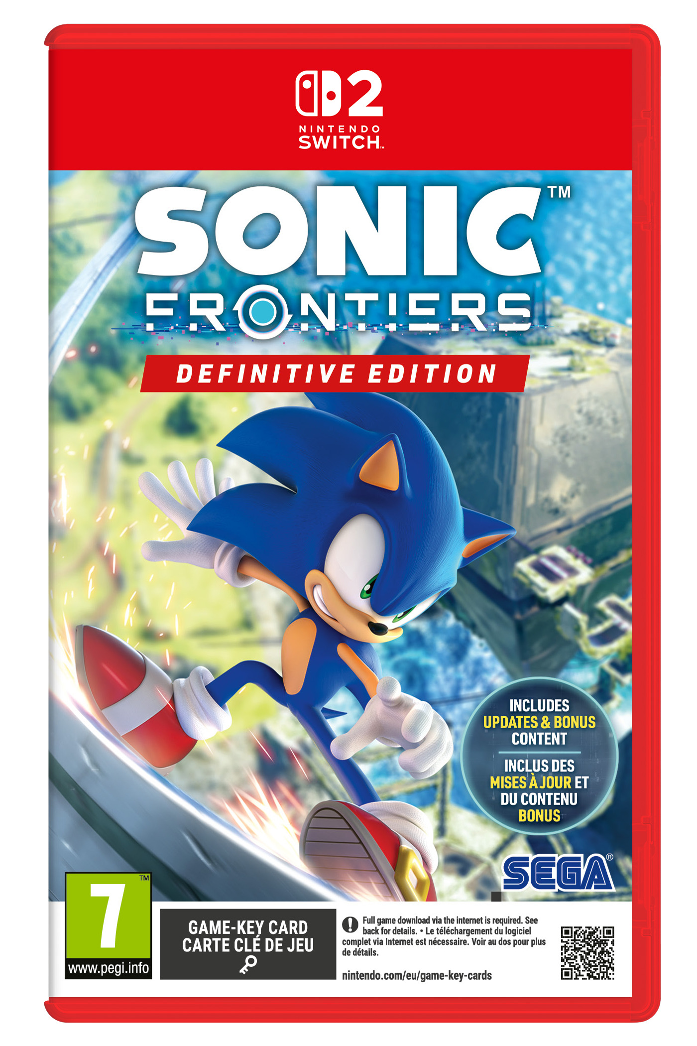 Nintendo Switch 2 Sonic Frontiers Definitive Edition