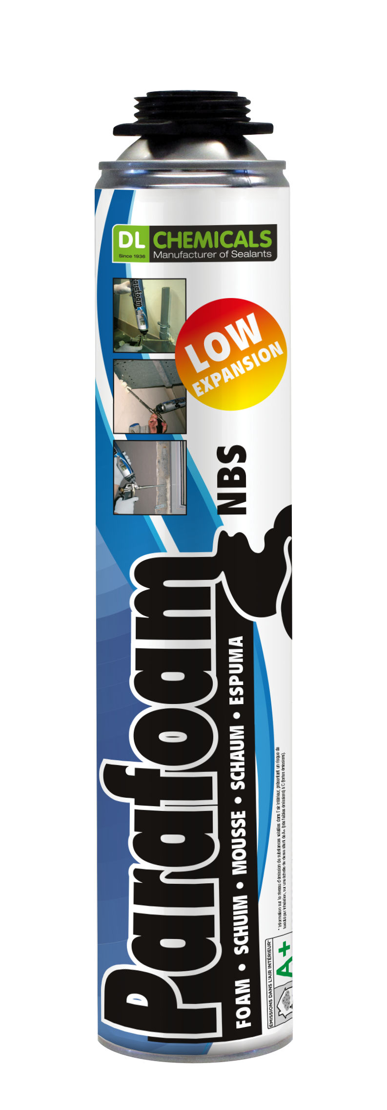 Parafoam Isolatieschuim NBS 750 ml met Handschoenen