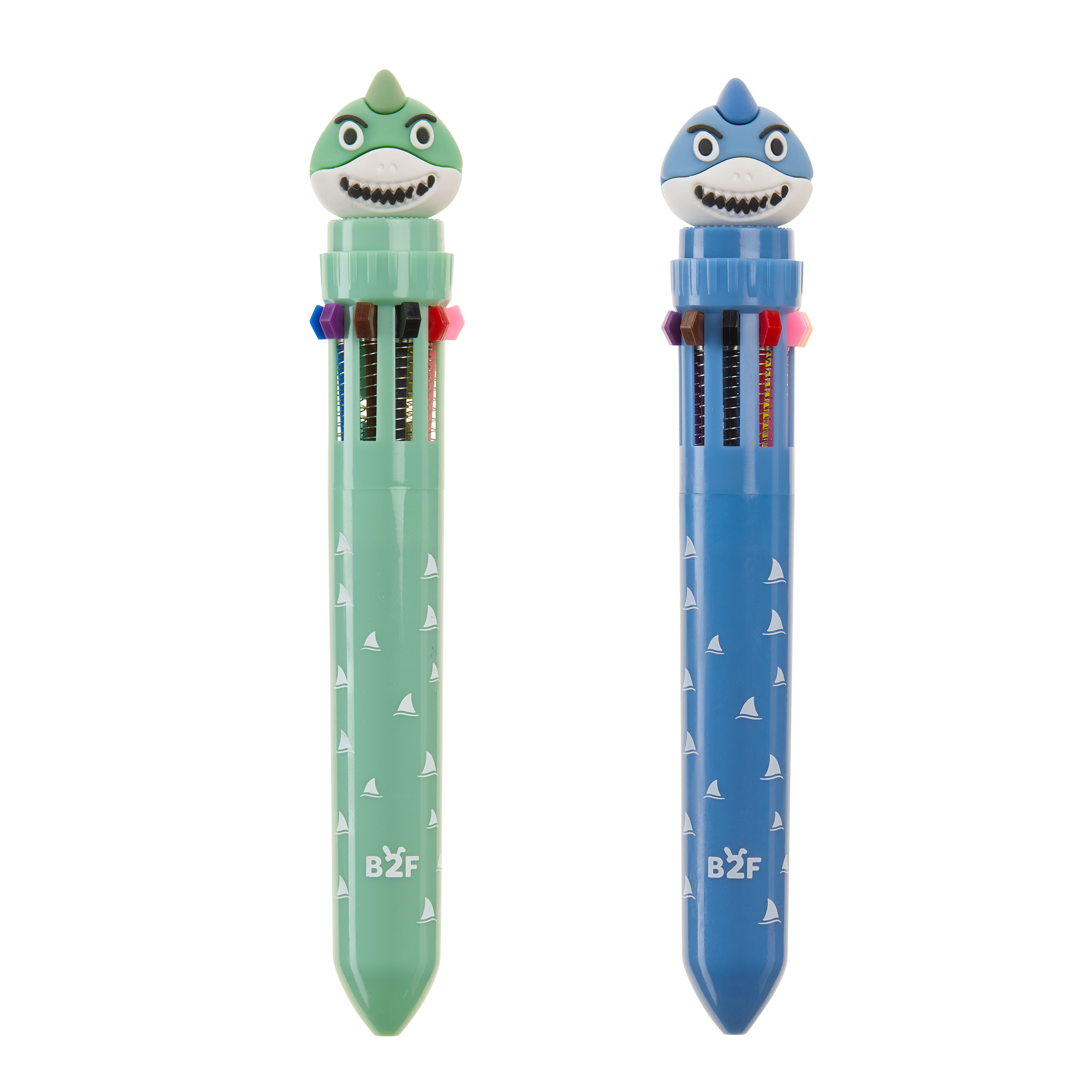Back2Fun Multicolor Balpen Haai assorti - prijs per stuk