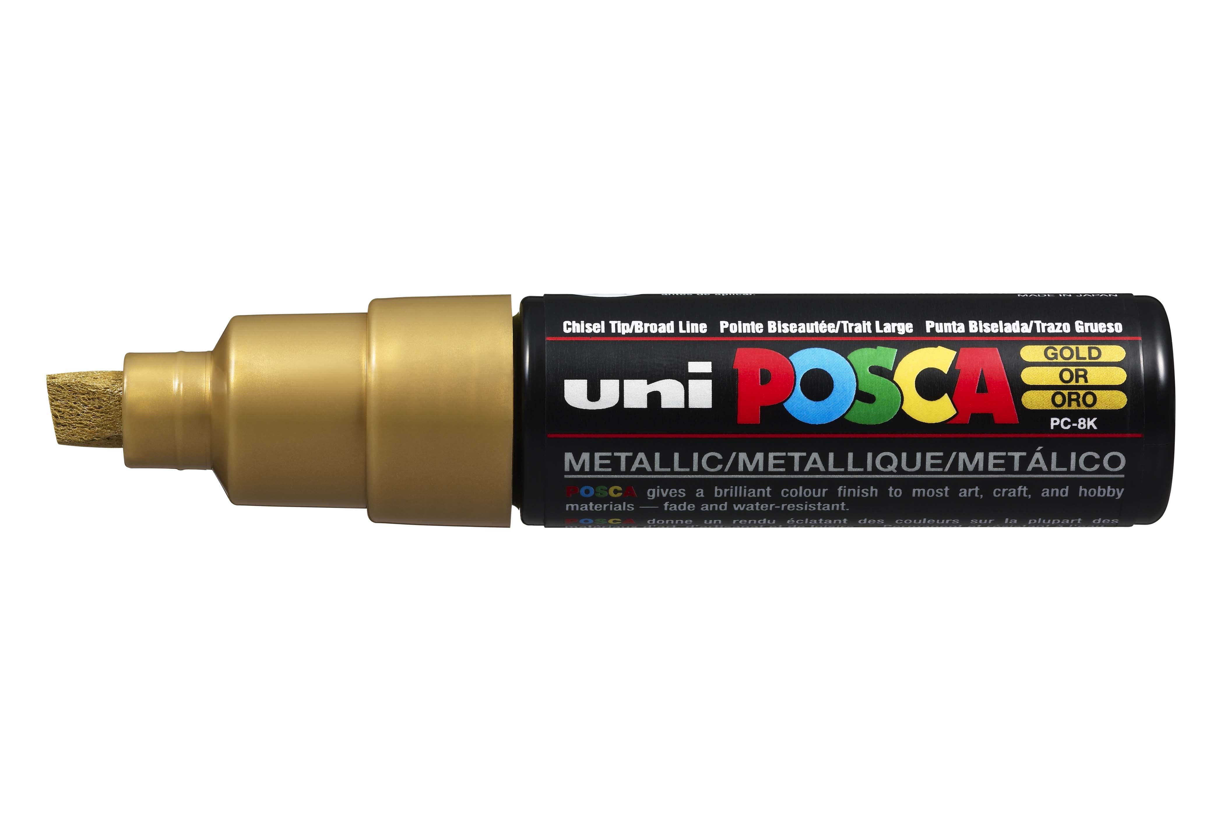 Posca Verfmarker PC-8K 8 mm Schuine Punt - Goud