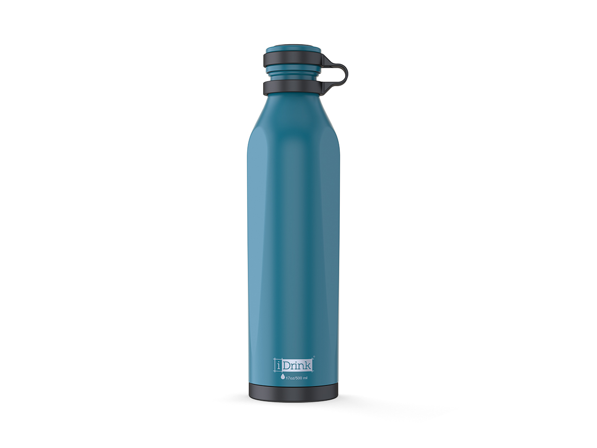 I-Drink Isoleerfles B-EVO 500 ml Peacock Leonardo - Easy to Clean