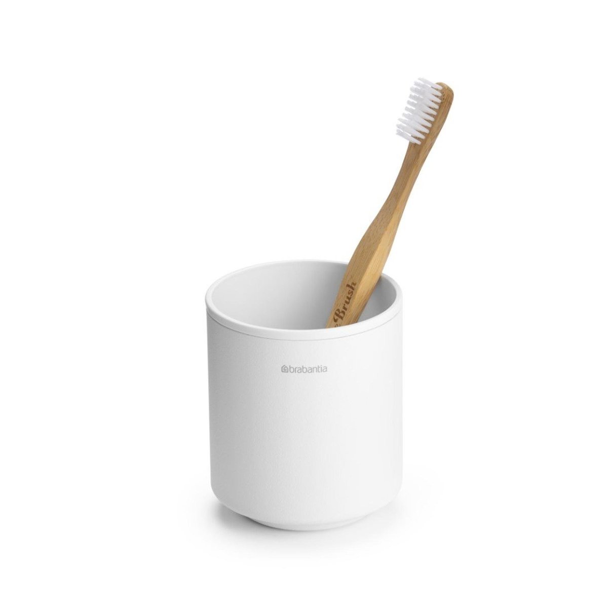 Brabantia Tandenborstelhouder MindSet Mineral Fresh White RVS 8x9.4 cm Brabantia Tandenborstelhouder MindSet Mineral Fresh White RVS 8x9.4 cm