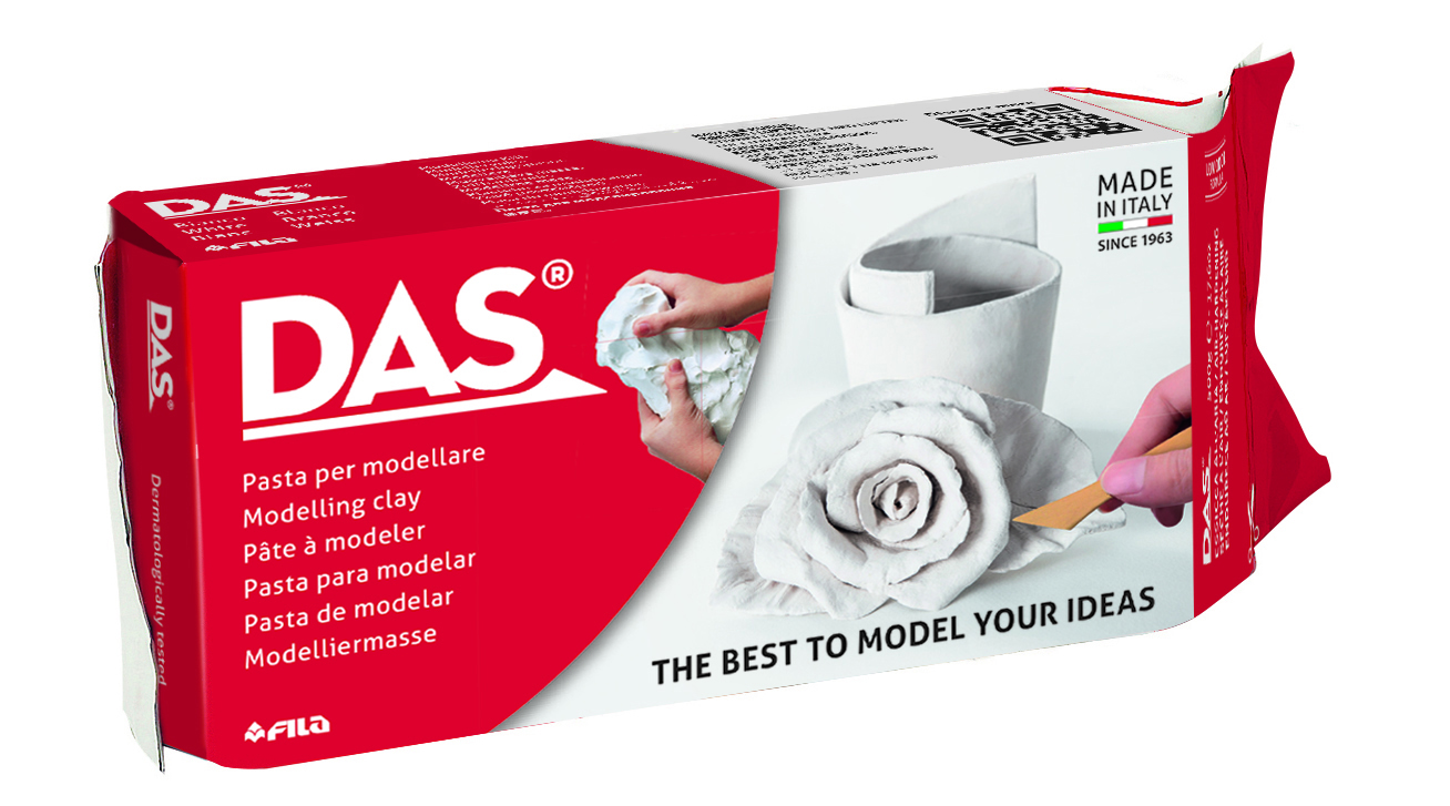 DAS Boetseerklei Luchthardend Wit 500g