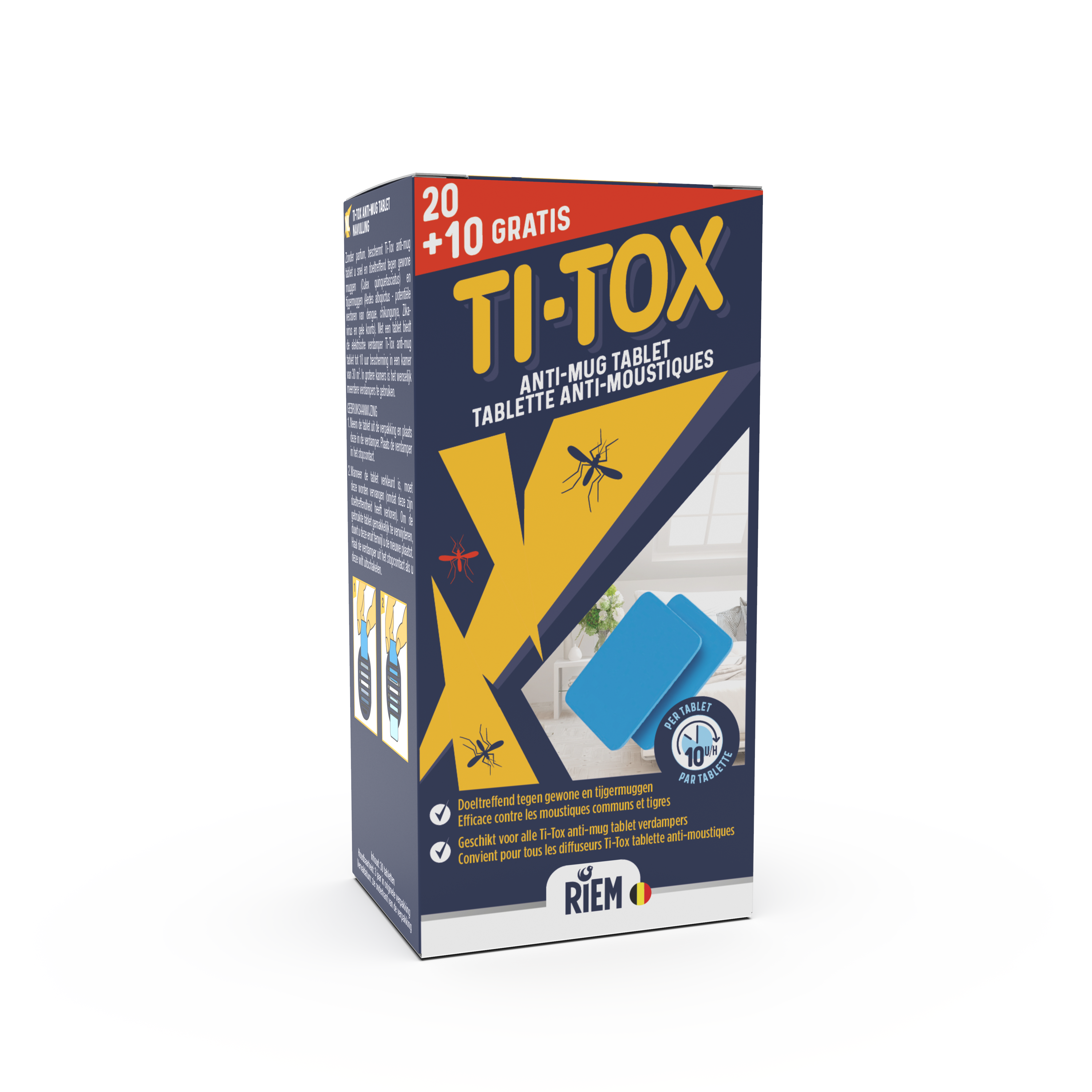 Riem Anti-mug Ti-Tox 30 Tabletten