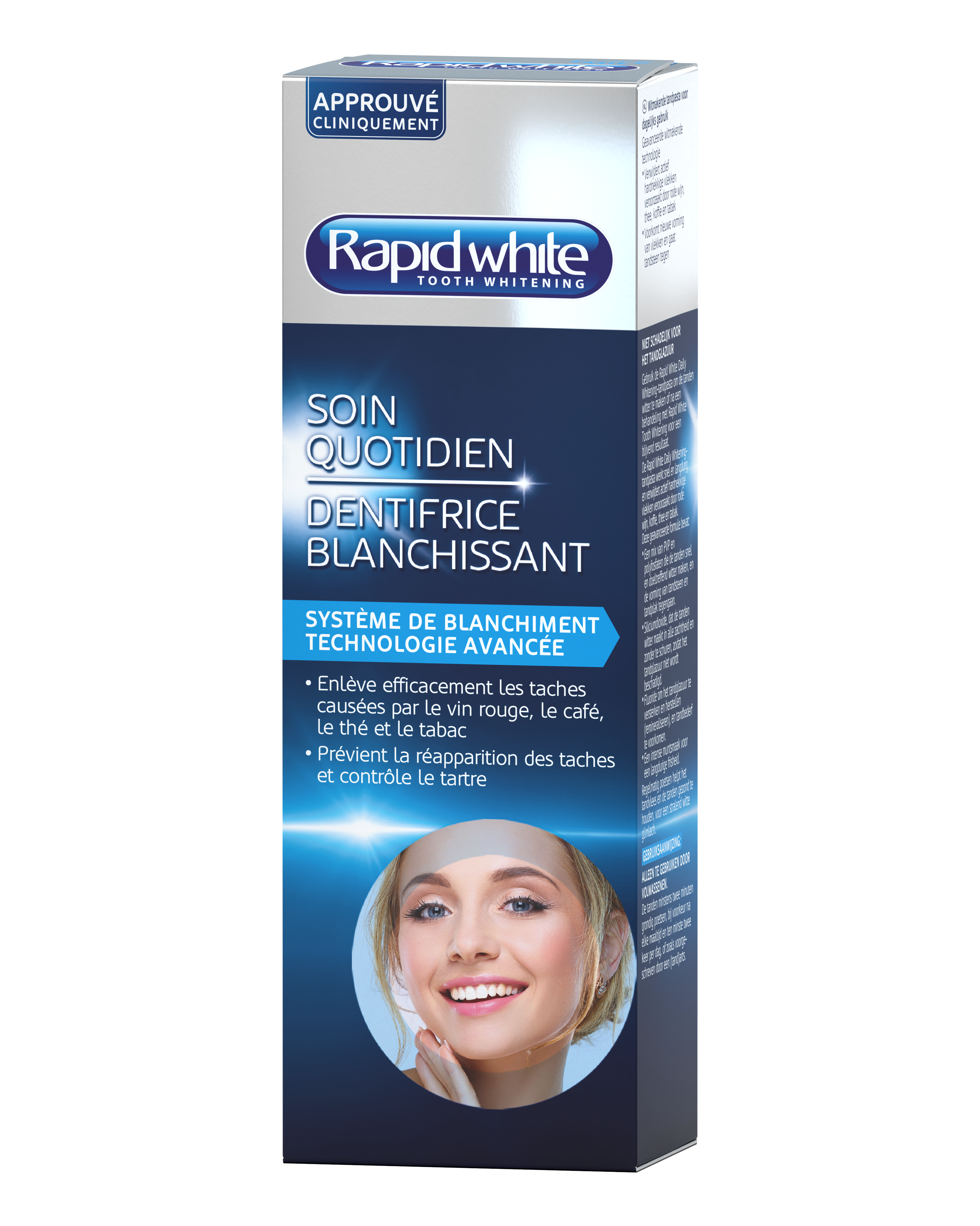 Rapid White Tandpasta Daily Whitening 75 ml