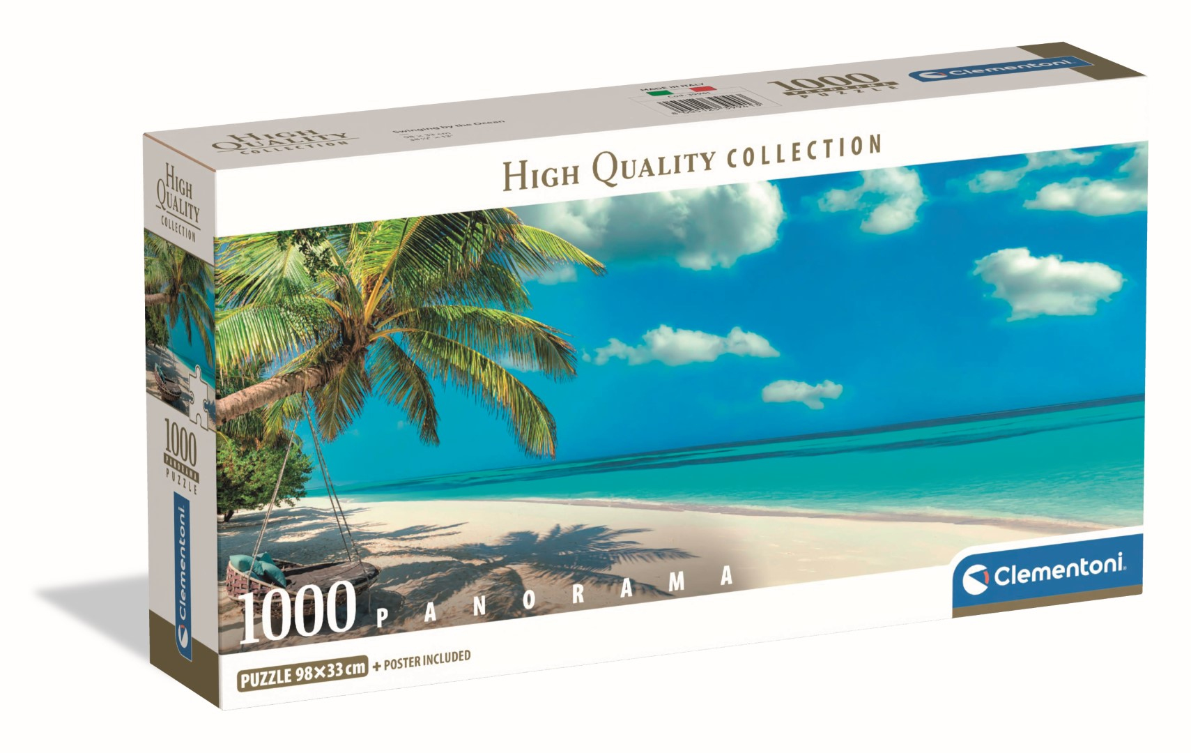 Clementoni Panorama Puzzel Swinging by the Ocean 1000 Stuks