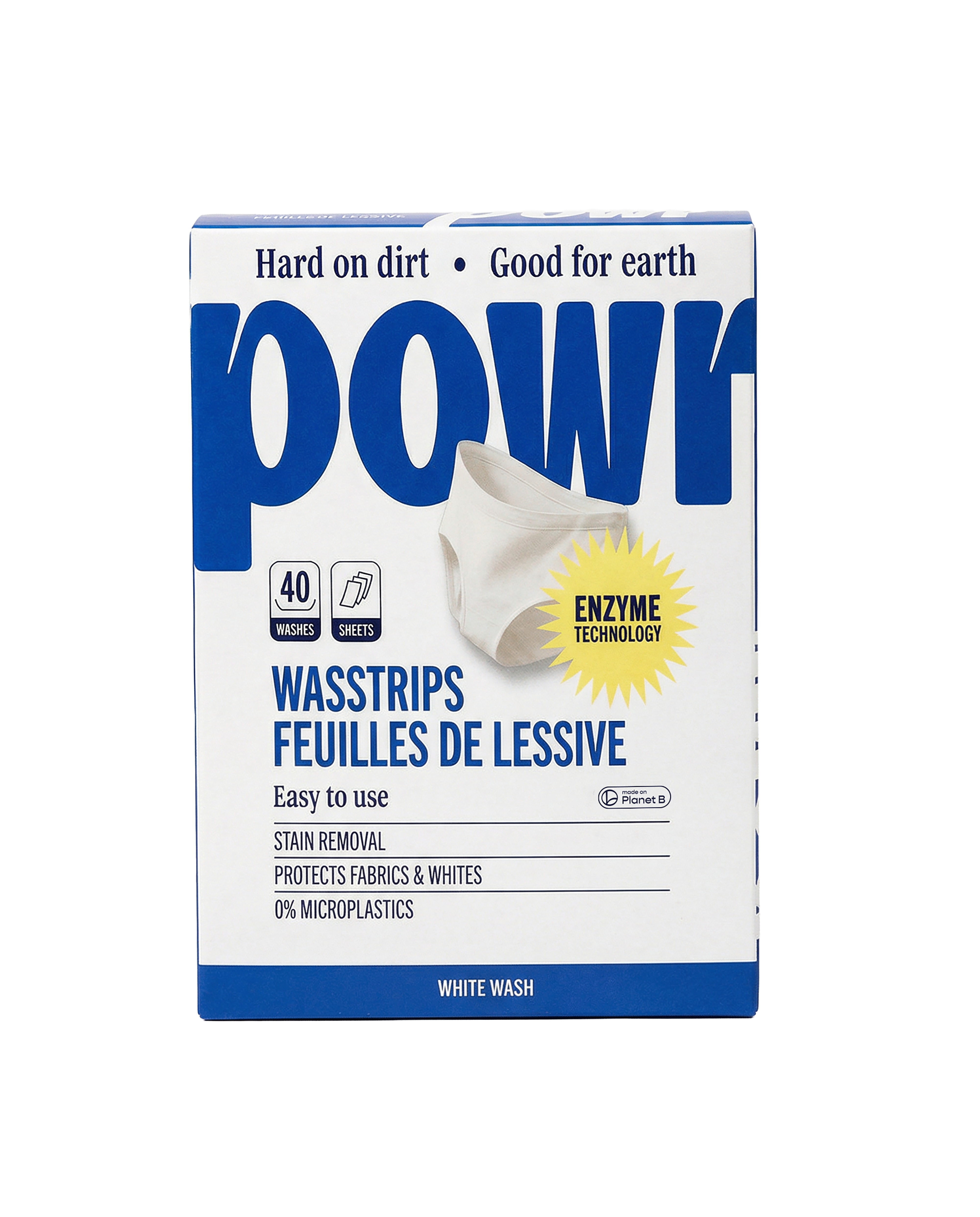 POWR Wasstrips Wit