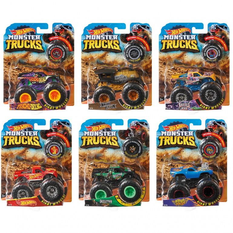 Hot Wheels Monster Trucks 1/64 schaal, prijs per stuk