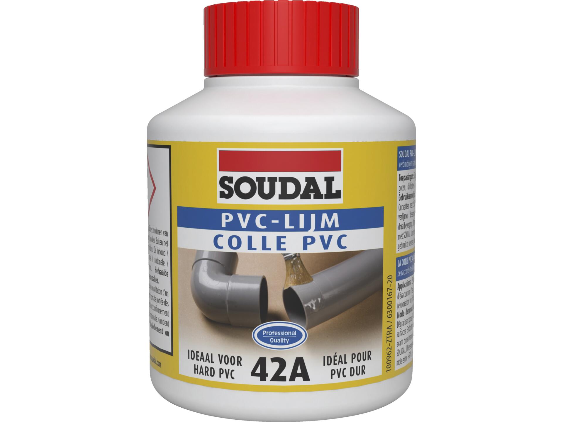 Soudal PVC Lijm 42A Transparant 100ml