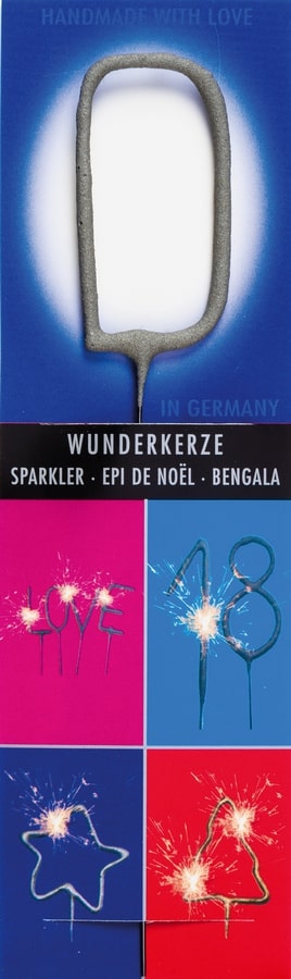 Wondercandle Classic Letter D Grijs