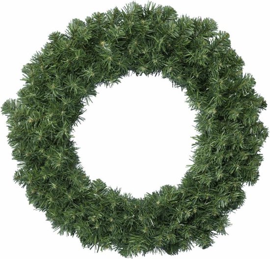 Kerstkrans Imperial Green 35cm - 70 Tips - PVC