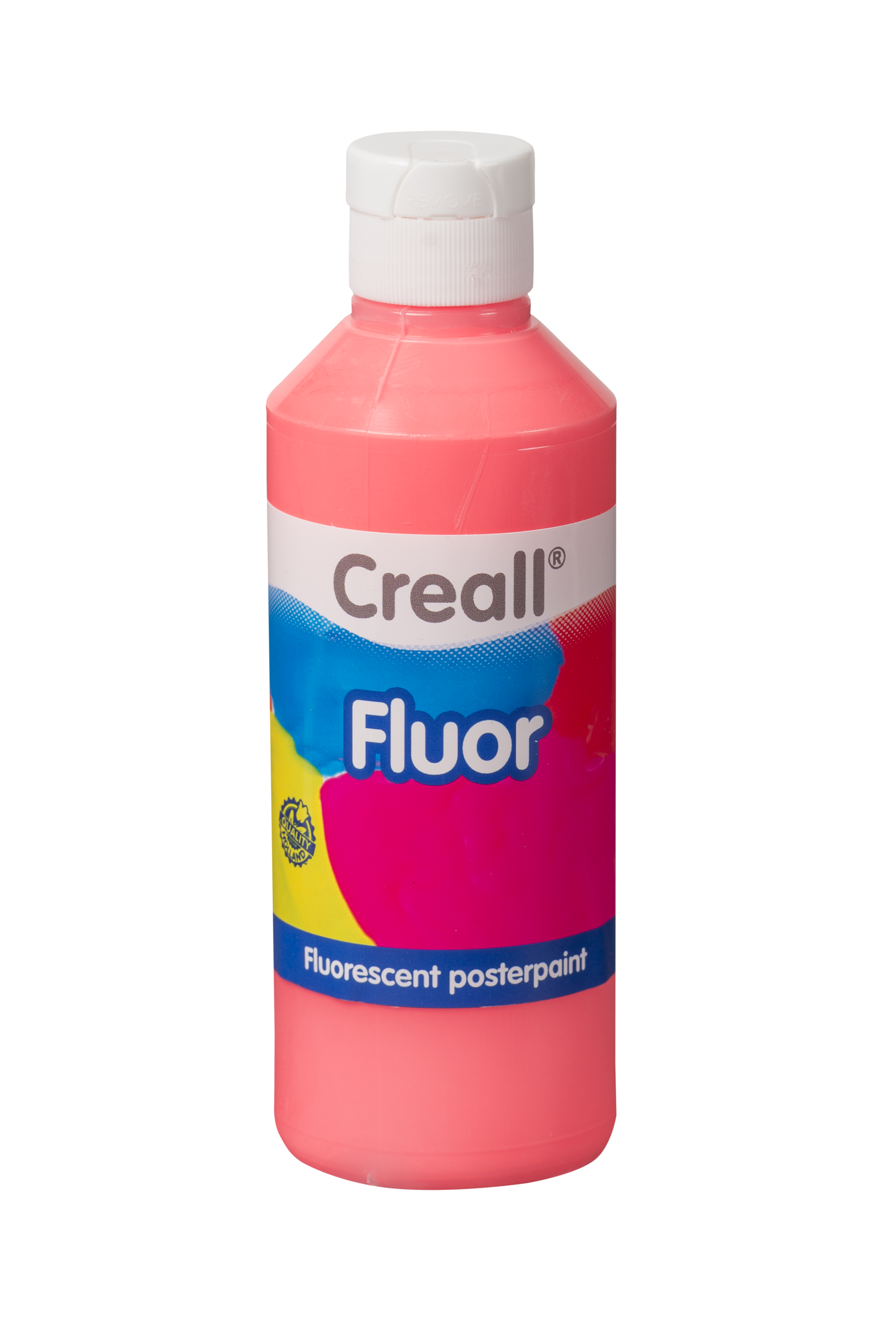 Creall Plakkaatverf Fluor 250 ml 04 - Rood