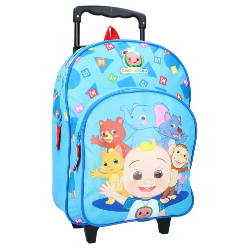 Cocomelon Trolley Rugzak Blauw First Day of School - 38x12x28 cm
