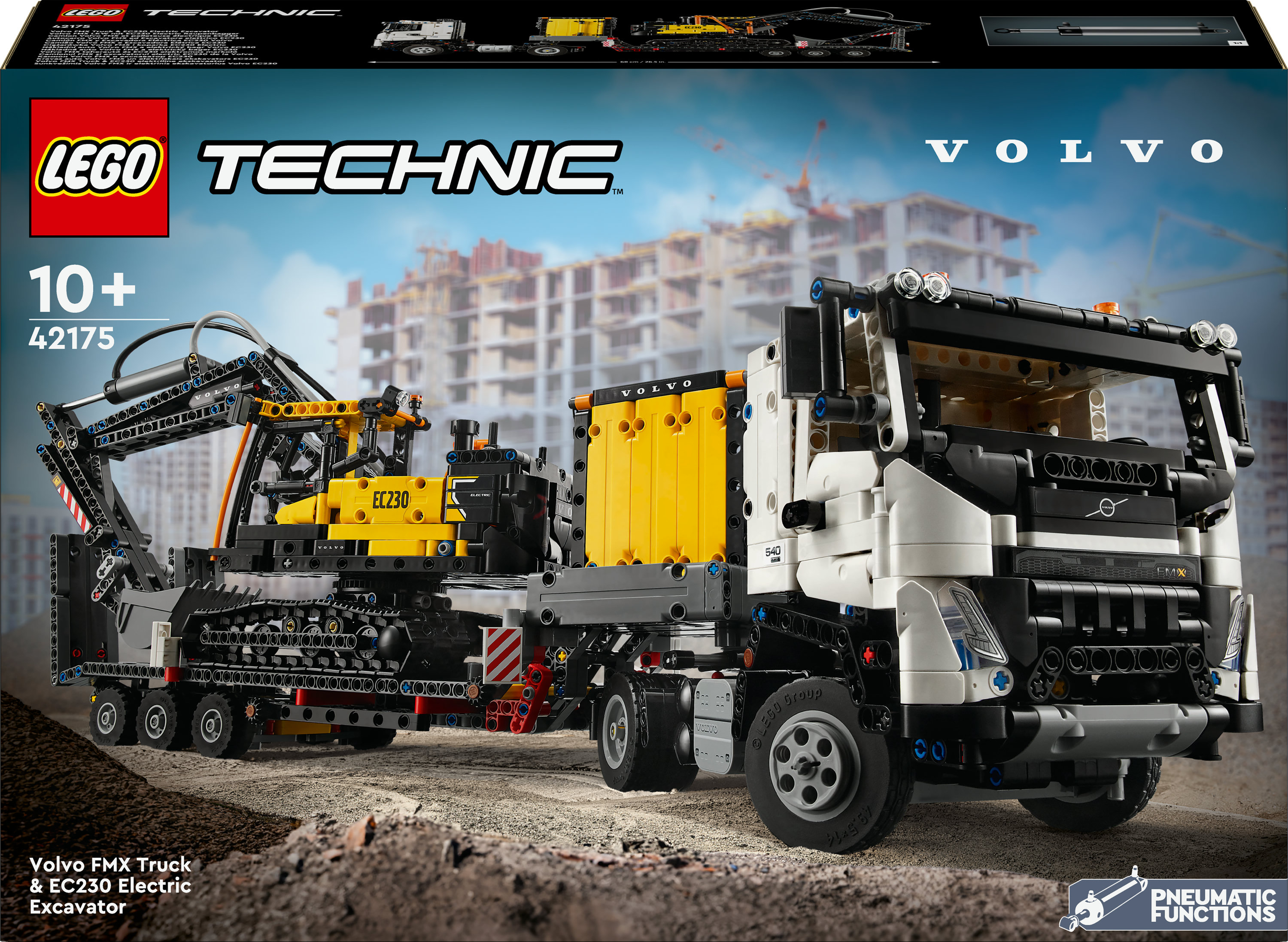 LEGO Technic 42175 Volvo FMX Truck & Ec230 Electrische graafmachine