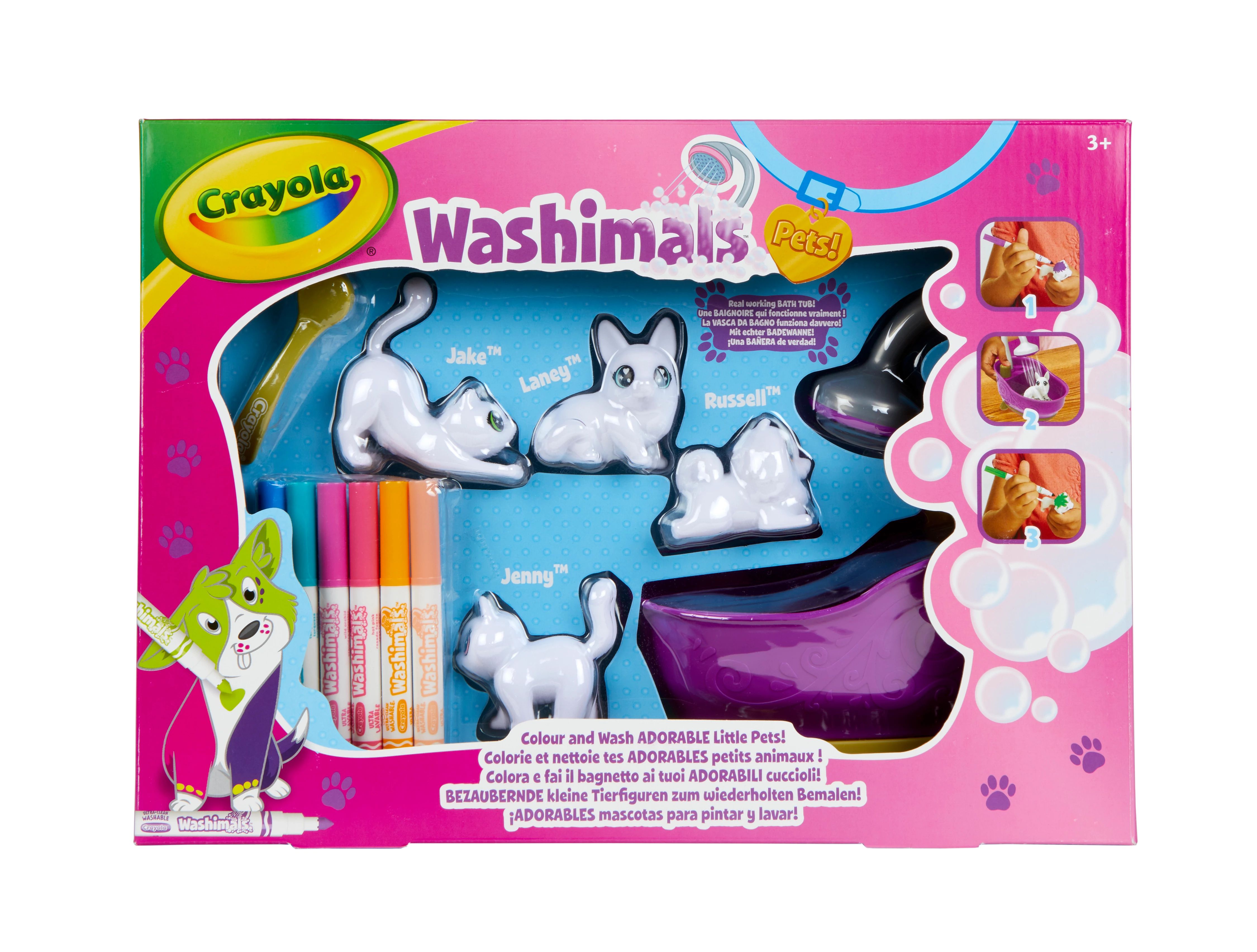 Crayola Washimals Huisdieren in Bad