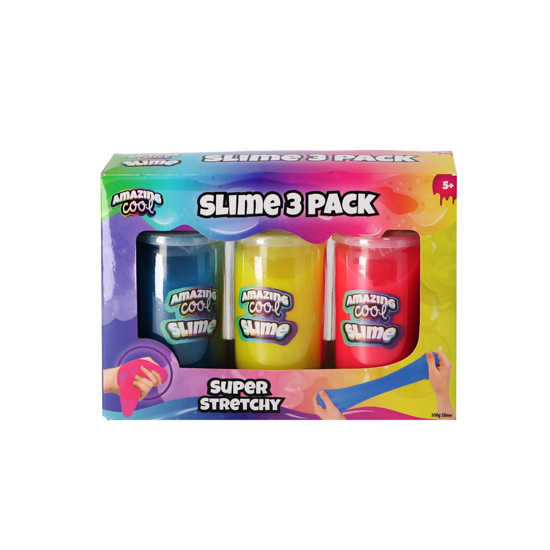Amazing Cool Super Stretchy Slime 3 potten
